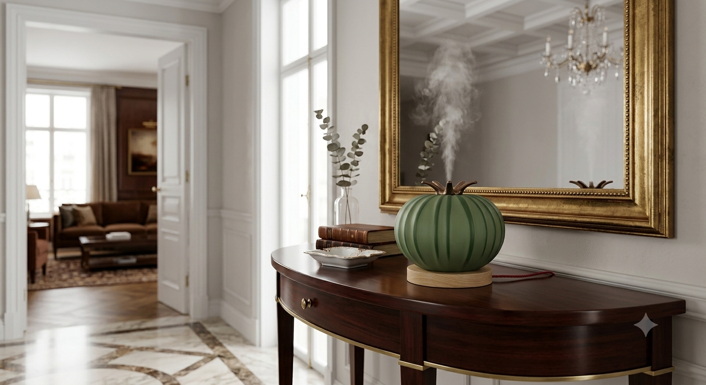 Etalno ambient diffuser concept in a Parisian interior